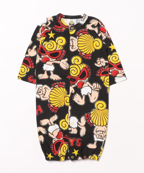 HYSTERIC MINI ベビー服 ロンパース MY FIRST PASTEL FREAK総柄