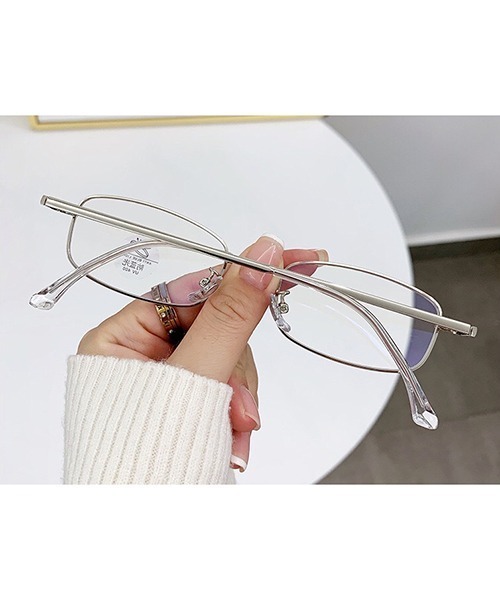 c.u.l 伊達メガネ メガネ 眼鏡 ユニセックス スクエア型メタルフレーム