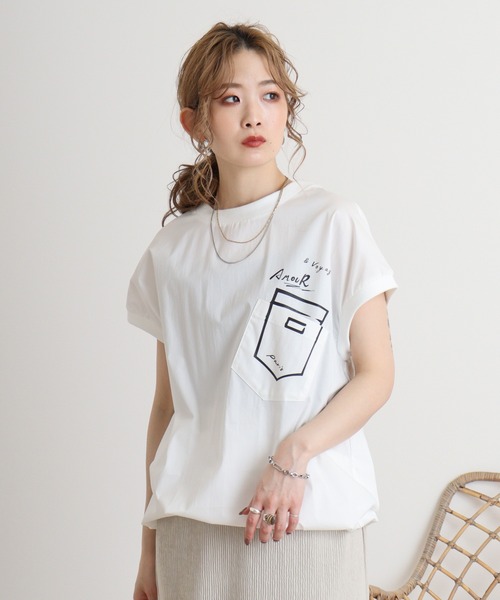 tシャツ Eglantine ドッキングカットソー レディース EGLANTINE tシャツ Eglantine ドッキングカットソー レディース
