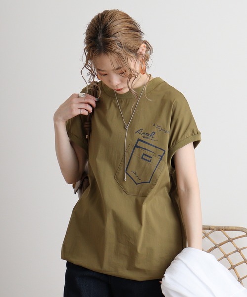 tシャツ Eglantine ドッキングカットソー レディース EGLANTINE tシャツ Eglantine ドッキングカットソー レディース