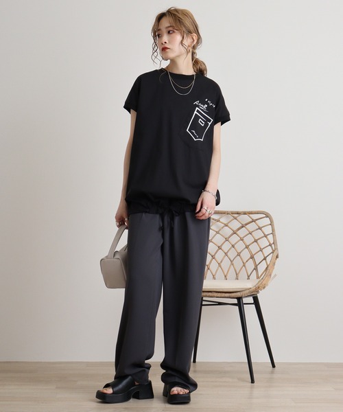 tシャツ Eglantine ドッキングカットソー レディース EGLANTINE tシャツ Eglantine ドッキングカットソー レディース