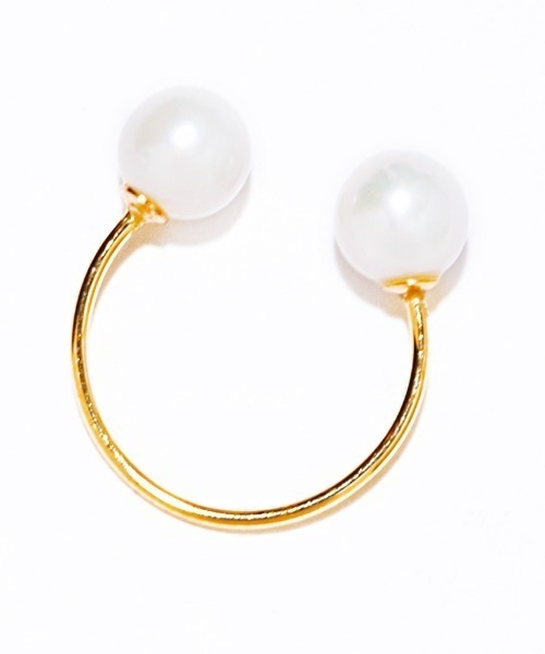 les bonbon イヤーカフ 「les bonbon」2 pearl ear cuff/2パール
