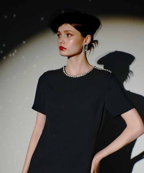 LOULOU WILLOUGHBY ワンピース 「LOULOU WILLOUGHBY」ビジュー
