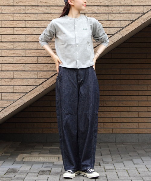 GYMPHLEX カーディガン GYMPHLEX/ジムフレックス ショートクルー
