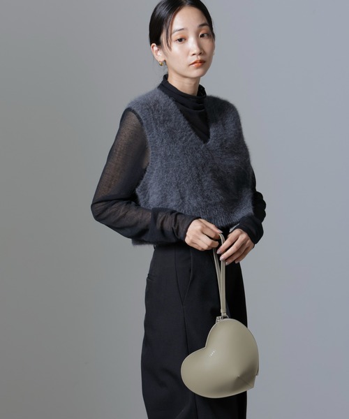 NANO universe（ナノ・ユニバース） ベスト ジレ フォックスカシミヤ