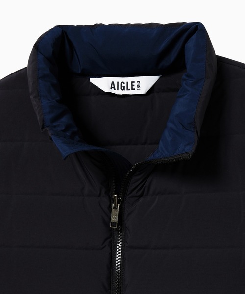 AIGLE ダウンジャケット ダウン 撥水 スタンドネック ダック
