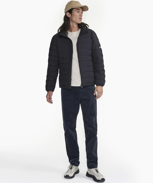 AIGLE ブラック ダウンジャケット L AIGLE ダウンジャケット ダウン 撥水 スタンドネック ダック