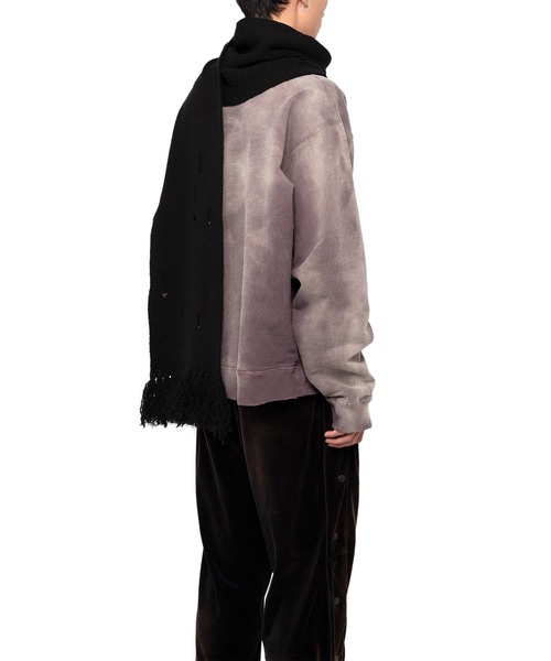 小物 KAMIYA Distressed Knit Muffler KAMIYA Distressed Knit Muffler