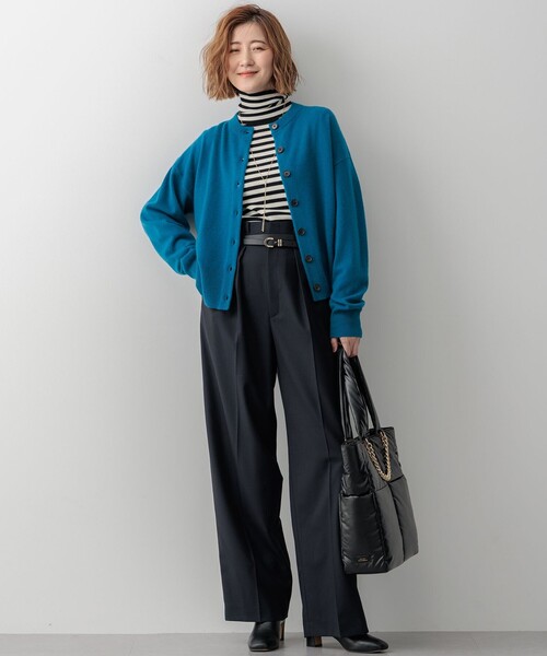 【Oggi12月号掲載/洗える】ピュアカシミヤ ニットカーディガン Oggi12月号掲載/洗える】ピュアカシミヤ ニットカーディガン