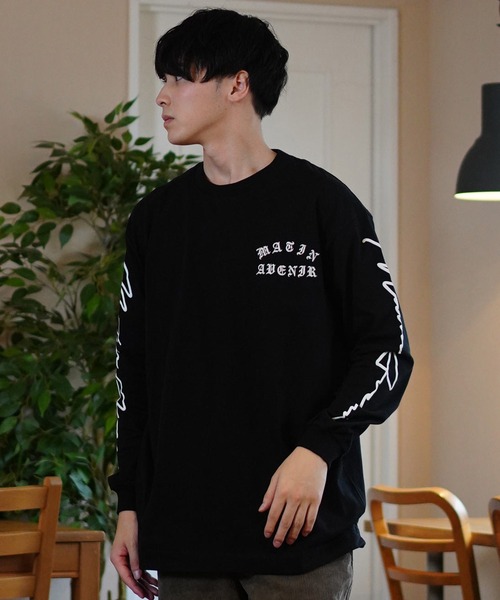 MATIN AVENIR マタンアヴニール 長袖ロンT ブラック 朝倉未来ブランド 未使用保管品  ロゴデザイン　251125-6T MATIN AVENIR（マタンアヴニール） tシャツ メンズ レディース
