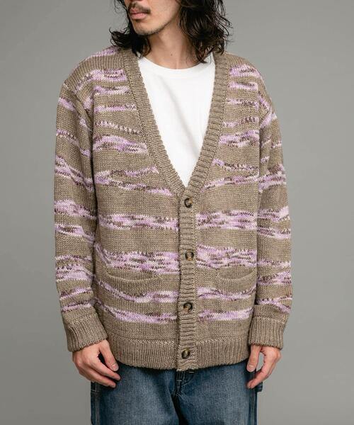 URBAN RESEARCH Sonny Label カーディガン ウール混スペースダイニット