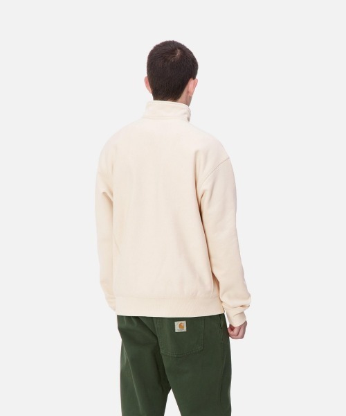 Carhartt 大人気 HALFZIP AMERICAN SCRIPT ロゴ刺繍 スウェット HALF ZIP AMERICAN SCRIPT SWEATSHIRT | Carhartt WIP