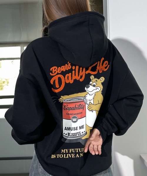 VINTAGE パーカー フーディー USA製 FRENCH CREEK RRL Candlestick パーカー レトロ ベアー サガラ刺繍 プルオーバー