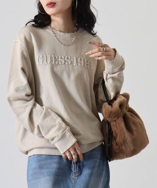 GUESS(ゲス) トレーナー スウェット GUESS PUFFY GUESS CN GUESS(ゲス) トレーナー スウェット GUESS PUFFY GUESS CN