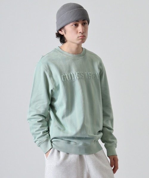 GUESS（ゲス） トレーナー スウェット GUESS PUFFY GUESS CN