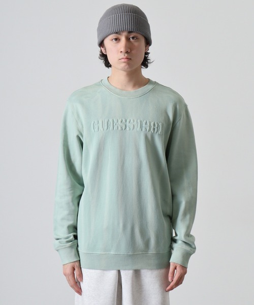 GUESS（ゲス） トレーナー スウェット GUESS PUFFY GUESS CN