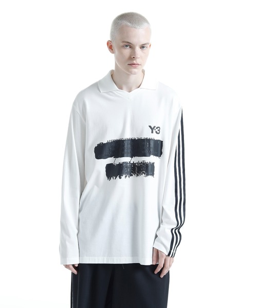 Y-3 tシャツ U GFX LOGO LS T メンズ レディース : ZOZOTOWN Yahoo!店