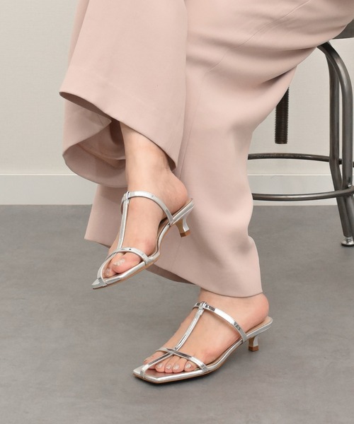 美品✨FABIO RUSCONI スクエアバックルサンダル 36 美品✨FABIO RUSCONI スクエアバックルサンダル 36