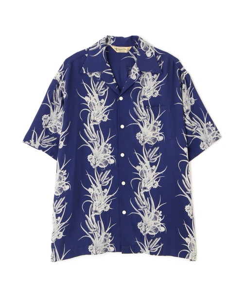 【ショット】Schott レーヨンシャツ XL 総柄 ニューヨーク Schott N.Y.C シャツ Schott/ショット/×PJ/×パイナップル