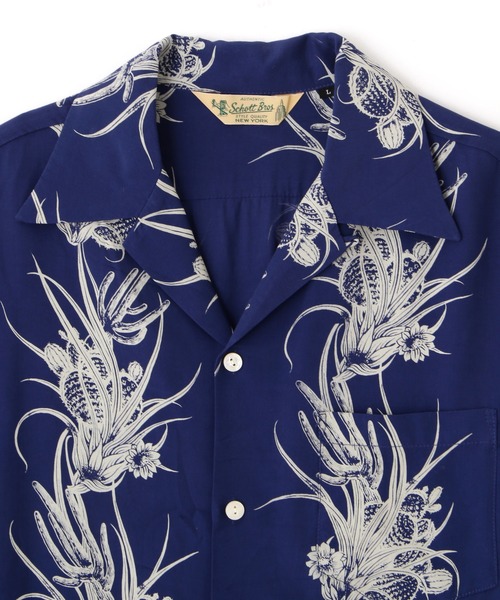 【ショット】Schott レーヨンシャツ XL 総柄 ニューヨーク Schott N.Y.C シャツ Schott/ショット/RAYON SHIRT PYTHON