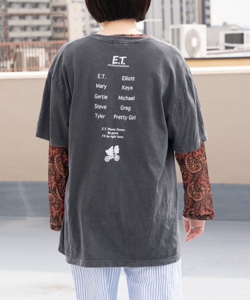 保障できる GOOD ROCK SPEED tシャツ 別注 「E.T.」 映画 ムービー プリント トップス
