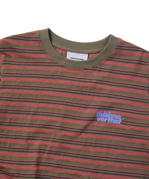 [thisisneverthat] Striped W Tee/追跡付 Striped W Tee – thisisneverthat® JP