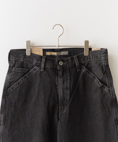 00s USA Levis carpenter カーペンター ブラックデニム Levi's シルバータブ バギー カーペンター デニム ブラック 0001