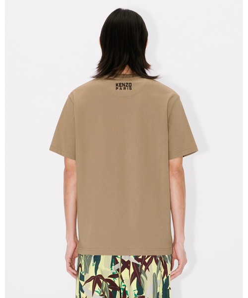KENZO Happy Tiger 刺繍 クルーネック 半袖 Tシャツ KENZO tシャツ 'KENZO Happy Tiger' エンブロイダリー Tシャツ
