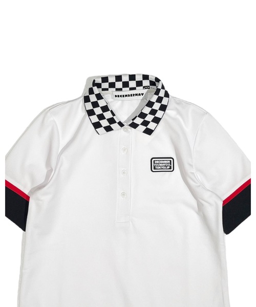 DECEMBERMAYディセンバーメイCheckered poloポロシャツ DECEMBERMAY（ディセンバーメイ） uvカット ポロシャツ ポロ Checkered