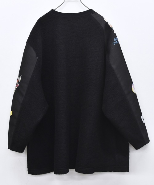 STOF（ストフ） セーター ニット FLAGMENTS MIX PULLOVER メンズ