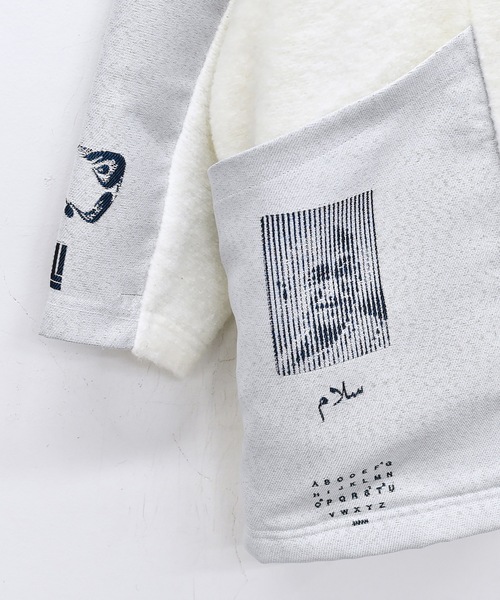 STOF（ストフ） セーター ニット FLAGMENTS MIX PULLOVER メンズ