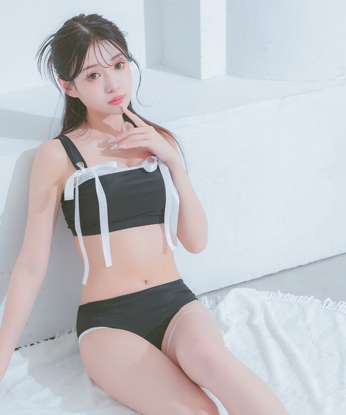 Tika（ティカ） 水着 ビキニ レディース シンプル 水着 可愛い 韓国風