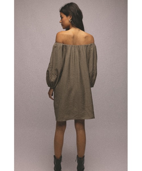ALEXIA STAM（アリシアスタン） ワンピース Embroidery Gather Dress
