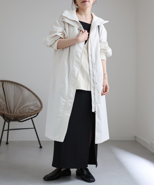 「ap retro」 コート FREE アイボリー レディース_画像9