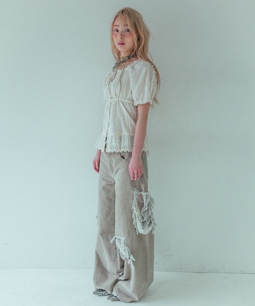 igi ジーンズ デニム デニムパンツ HIDDEN LACE CLASH DENIM / レース