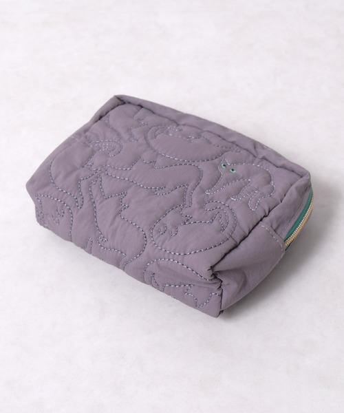 Flowering（フラワーリング） ポーチ ハート/リボン/ネコ/キルティング