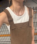 ジャンパースカート コットンロングジャンパース...の詳細画像3