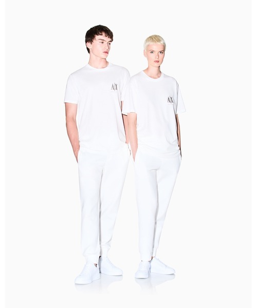 tシャツ 「A|X アルマーニ エクスチェンジ」ICON ワンポイント半袖クルーネックTシャツ/REGULAR メンズ レディースの画像