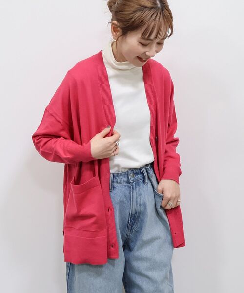 「AMERICAN HOLIC」 ニットカーディガン L ブラック レディース