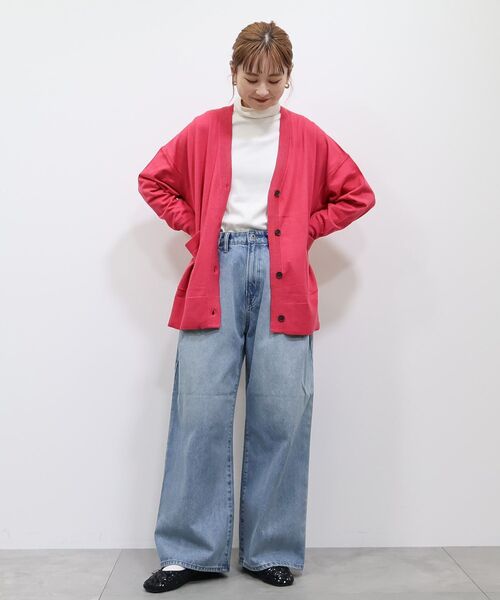 「AMERICAN HOLIC」 ニットカーディガン L ブラック レディース