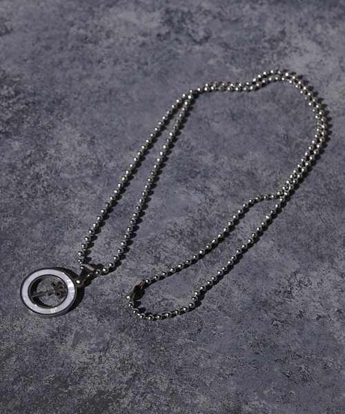 ネックレス シェルトップ ボールチェーンネックレス / Shell Top Ball
