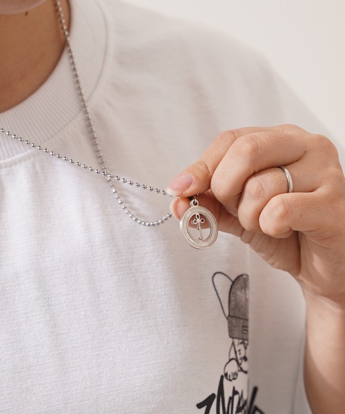 ネックレス シェルトップ ボールチェーンネックレス / Shell Top Ball