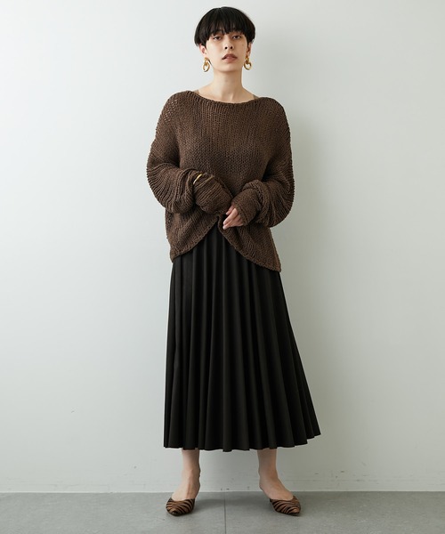 Whim Gazette（ウィム ガゼット） 長袖ニット FREE ブラウン