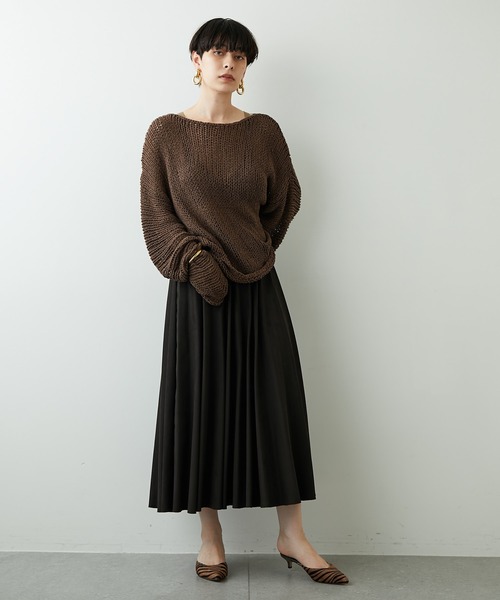 Whim Gazette（ウィム ガゼット） 長袖ニット FREE ブラウン