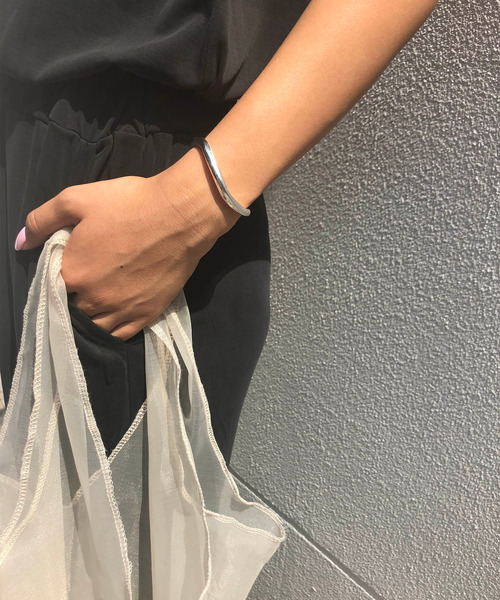 「CANAL JEAN」 バングル ONE SIZE シルバー レディース