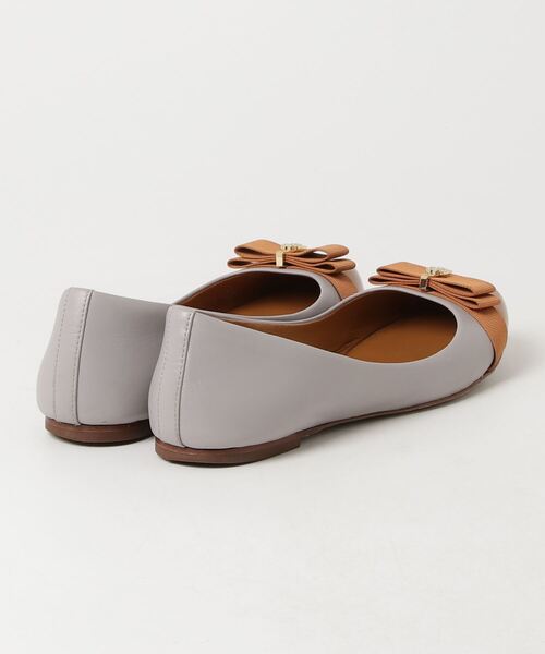 TORY BURCH 「TORY BURCH」 フラットパンプス 8M グレー
