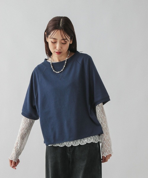 トレーナー スウェット PATCH WORK WASH スウェット レディース MOUSSY トレーナー スウェット PATCH VELOUR プルオーバー