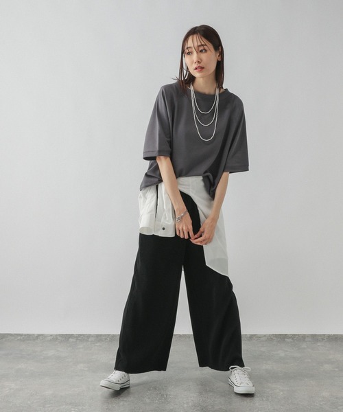 トレーナー スウェット WELLNESS CS ウェルネスカットソー レディース Muel Chic トレーナー スウェット WELLNESS CS ウェルネス