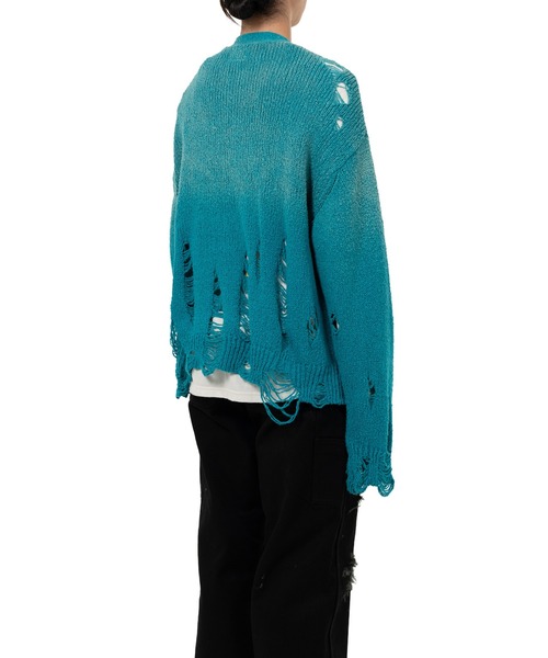 KAMIYA カーディガン Sun Faded Like Knit Cardigan メンズ : ZOZOTOWN