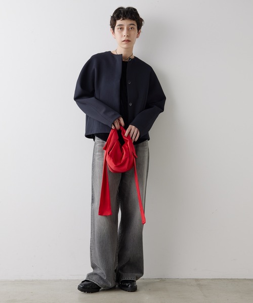 Whim Gazette（ウィム ガゼット） ノーカラージャケット FREE ホワイト